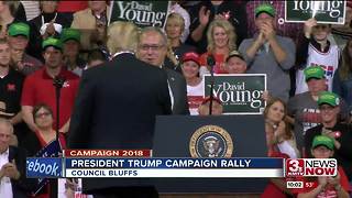 President Trump speaks in Council Bluffs