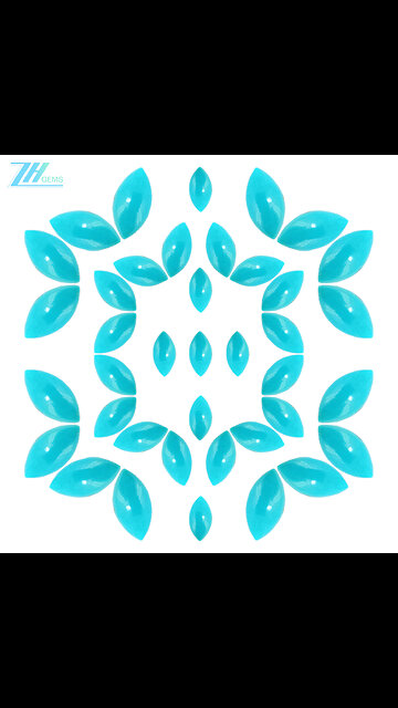 Natural turquoise Mariquesa cabochon size 5mm*10mm For Jewelry Bracelet Necklace05