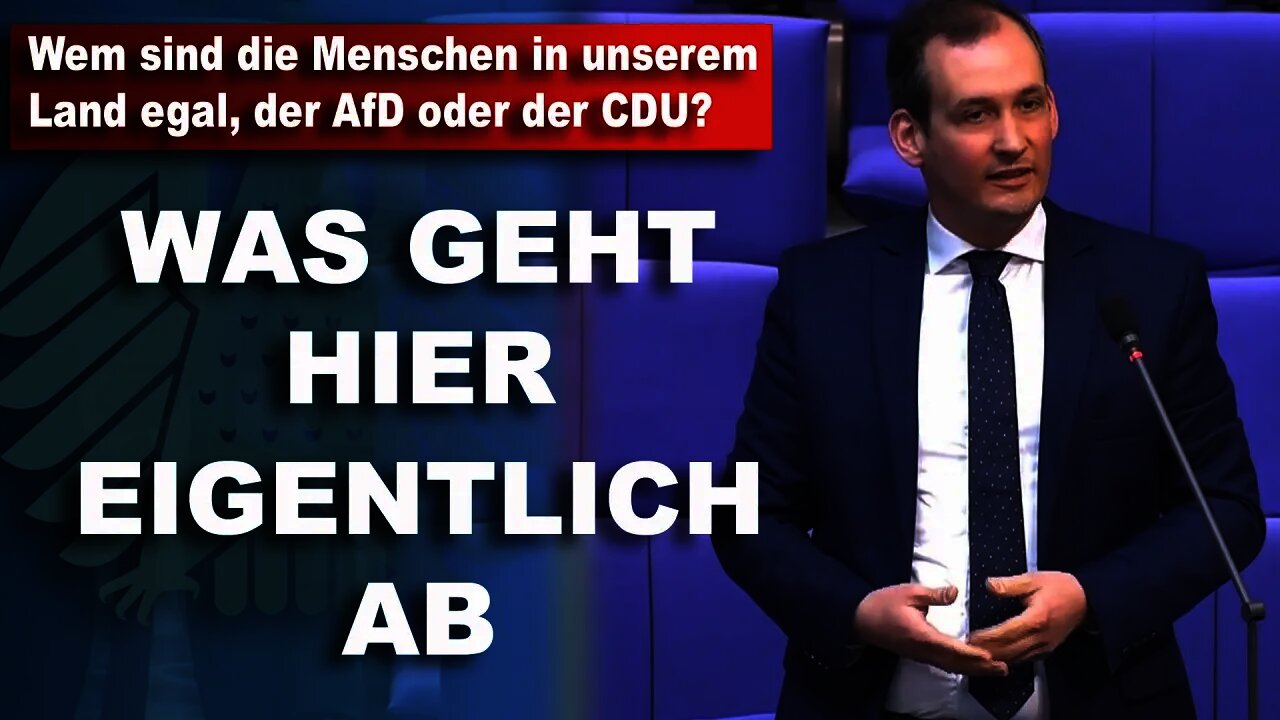 Wem sind die Menschen in unserem Land egal, der AfD oder der CDU, Norbert Kleinwächter, AfD