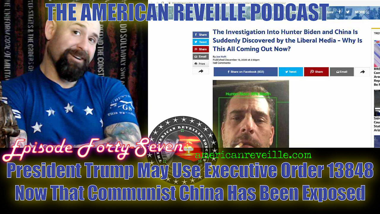 President Trump May Use Executive Order 13848 Now That Communist China Has Been Exposed | Ep 47