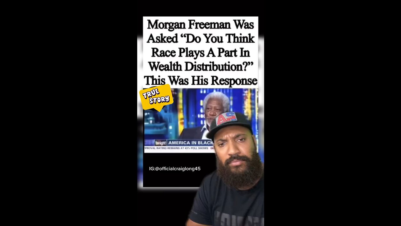 Morgan Freeman Needs More Interviews To Save People From Adopting Victimhood 💪🏼🇺🇸