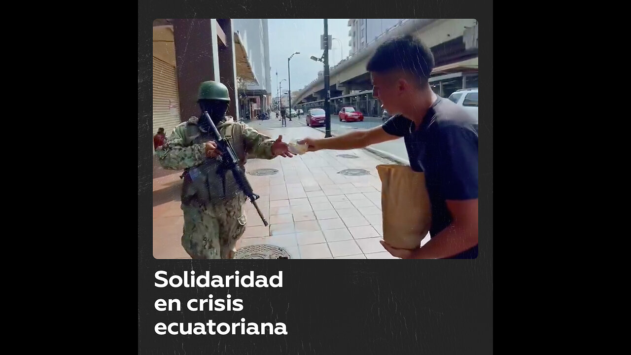 Cadena de comida rápida apoya a militares ecuatorianos