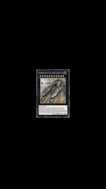 Yu Gi Oh! Superdreadnought Rail Cannon Juggernaut Liebe