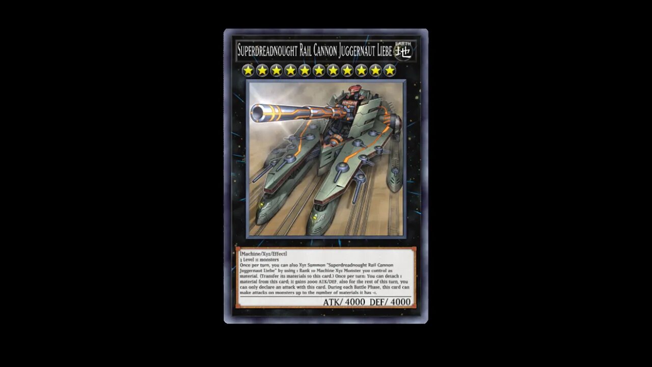 Yu Gi Oh! Superdreadnought Rail Cannon Juggernaut Liebe