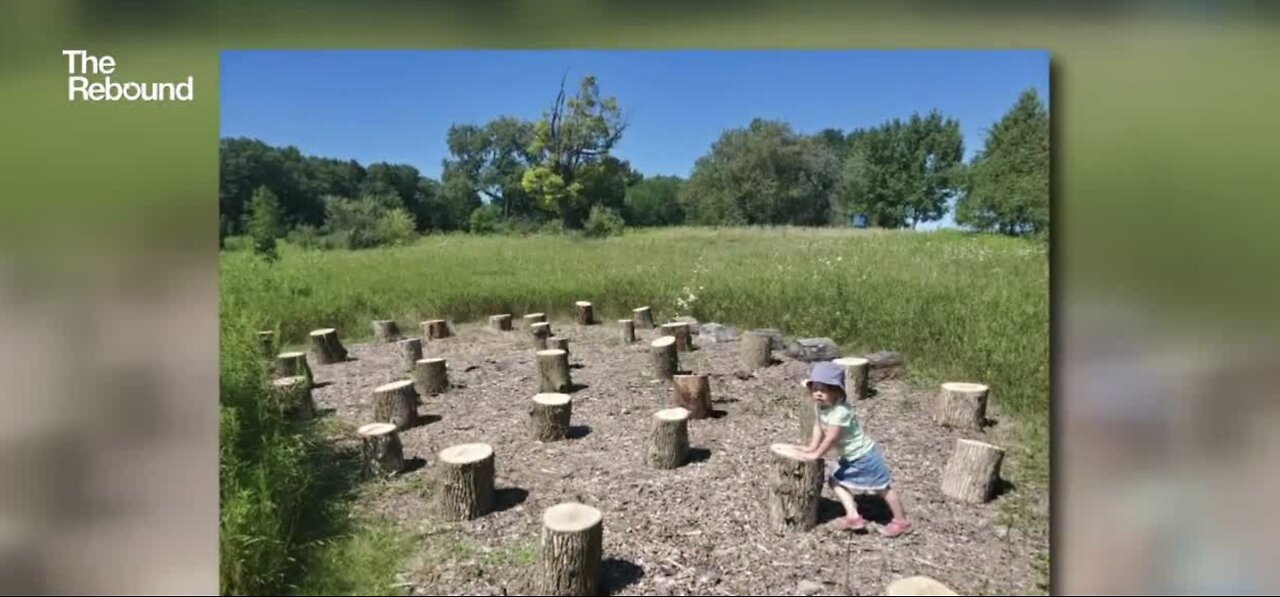 Teacher takes class outside for continued in-person learning