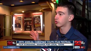 On the red carpet for the 25th Annual Christian Youth Film Festival