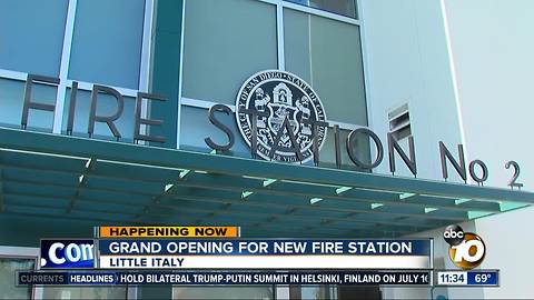 New San Diego fire station opens in Little Italy