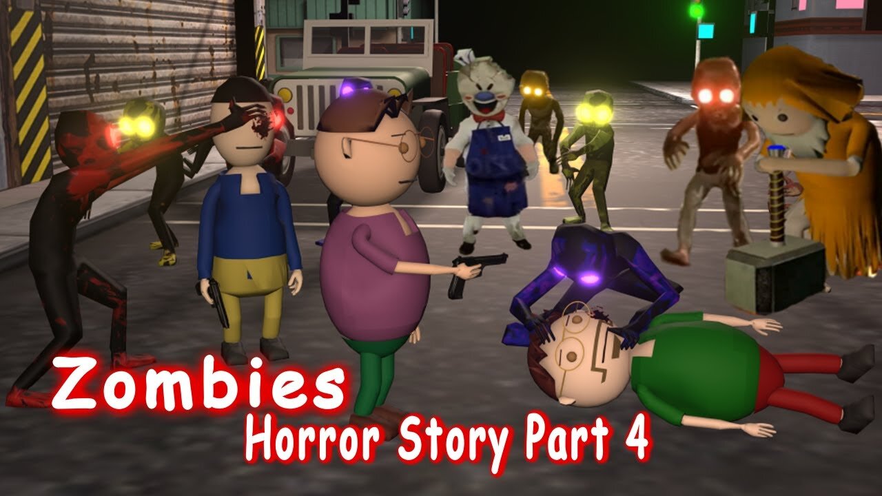 Zombies Horror Story Part 4 | Siren Head Game | Make Joke Horror | gulli bulli zombies part 4