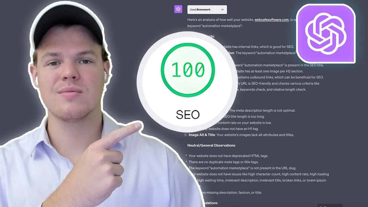 ChatGPT SEO Suite: Keyword Analysis, Website Audits, and Actionable Insights | Tutorial