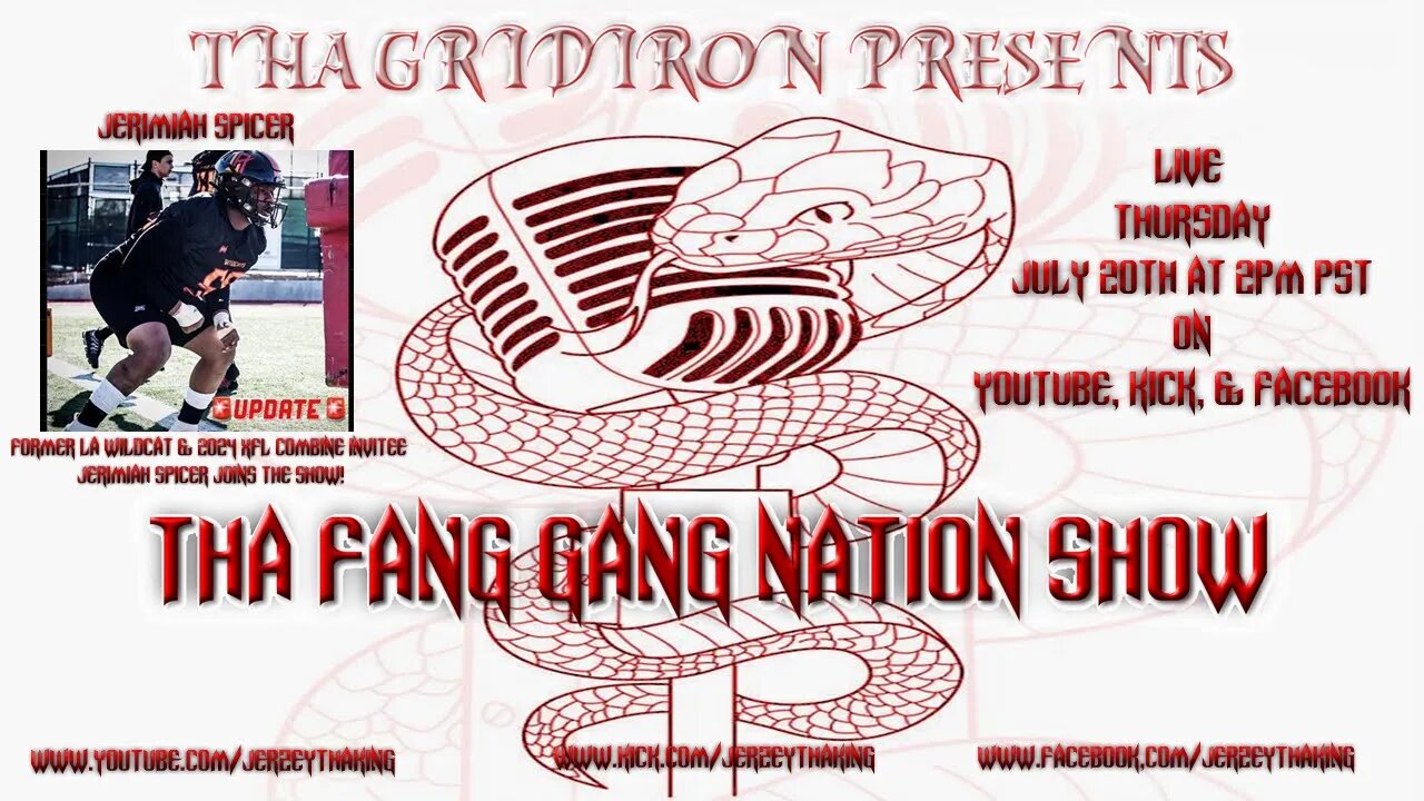 FANG GANG NATION SHOW EP. 4 | JERIMIAH SPICER JOINS THE SHOW