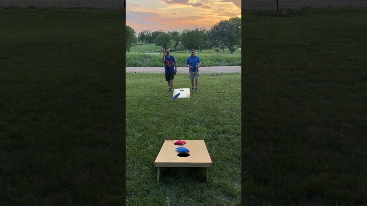 Family Game Night 🟥 Bean Bag Toss 🟦