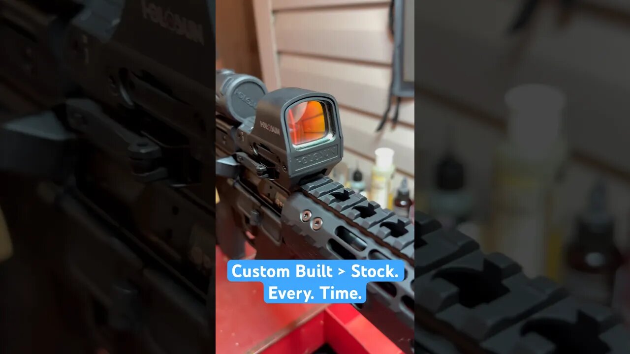 Custom AR Build start to finish. Custom is best #boothcustoms #ar15 #homedefense #holosun