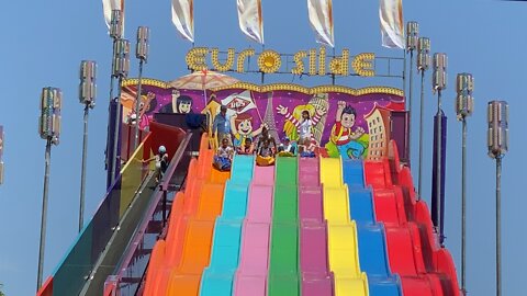 The nostalgic (for me) Superslide at the Orange County Fair