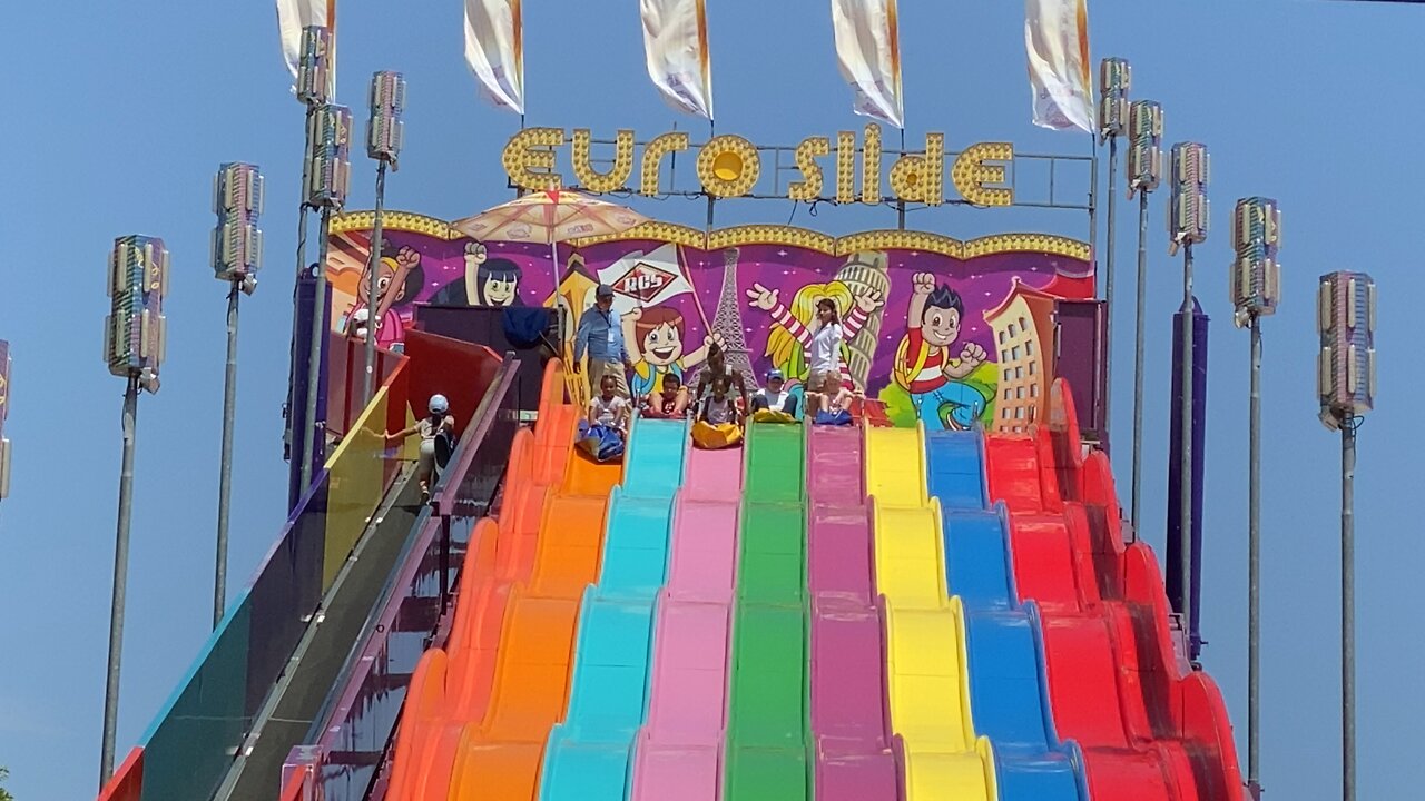 The nostalgic (for me) Superslide at the Orange County Fair