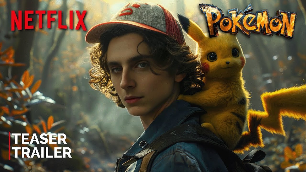 Pokemon Live Action Movie (2025) TRAILER Timothée Chalamet & Netflix (4K) Update & Release Date