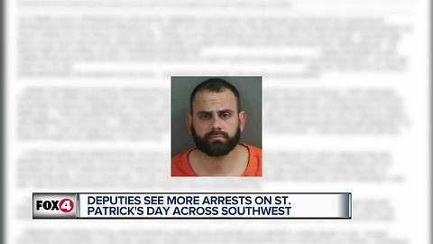 Deputies see more arrests on St. Patrick's Day Across Southwest