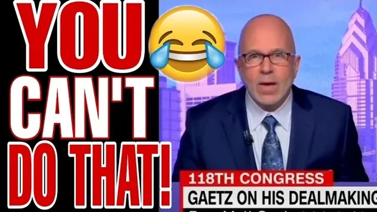 CNN HOST FREAKS OUT WHEN MATT GAETZ SAYS WE ARE RELEASING 14K HOURS OF VIDEO