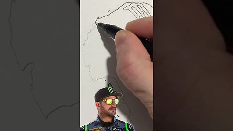 Drawing Ken Block @KenBlockHHIC #shorts