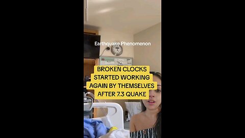 BROKEN CLOCKS WORKING AGAIN BY THEMSELVES AFTER 7.3 QUAKE 7.0 EARTHQUAKE IN CALIFORNIA RIGHT NOW!!!!