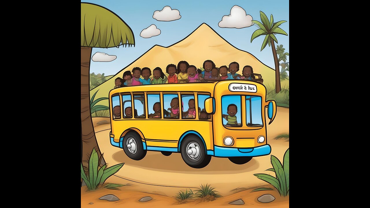 The Wheels on the Bus fun nursery rhymes song for kids