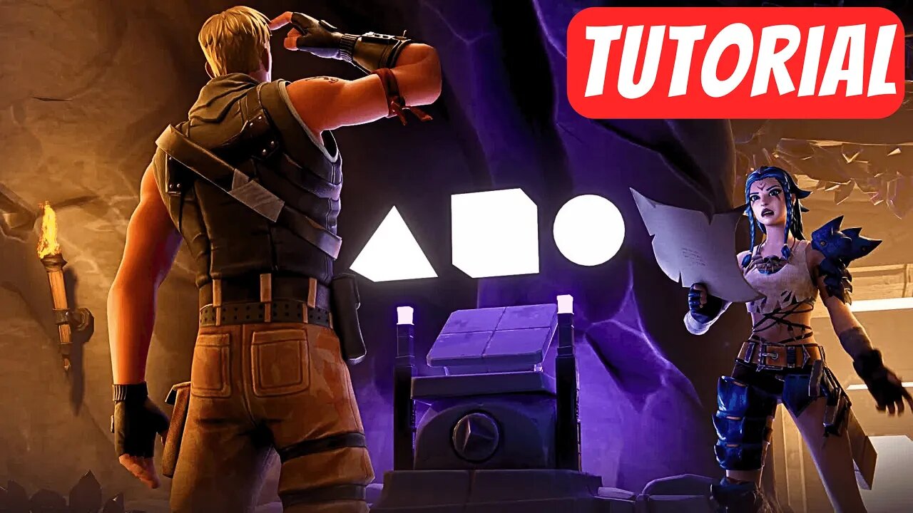 Fortnite Impossible Escape Room Tutorial! Code: 6058-5909-6764