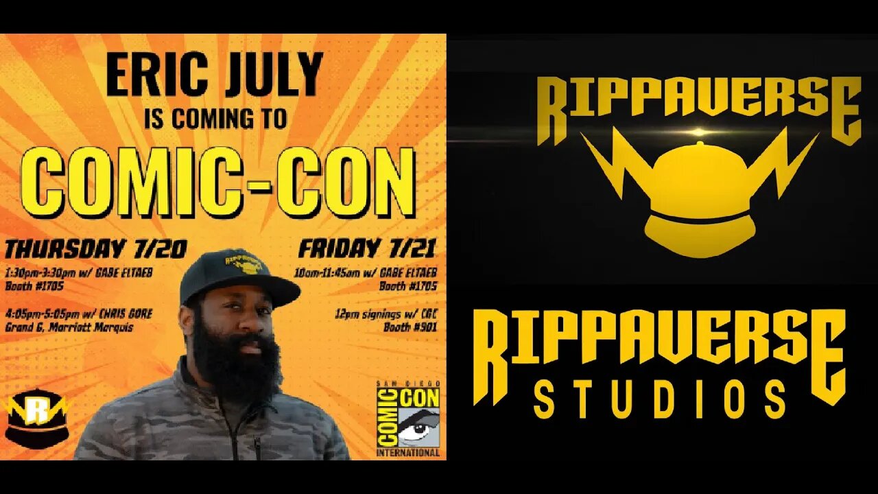 Eric July & His Rippaverse Appearing at SDCC - Woke Whites & Libtards Make Threats in Reaction