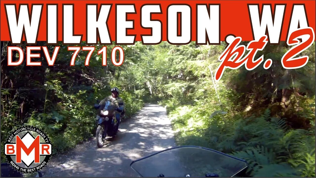 Kawasaki KLR 650 Dual Sport Adventure Ride up Rd 7710 Wilkeson, WA | PART 2