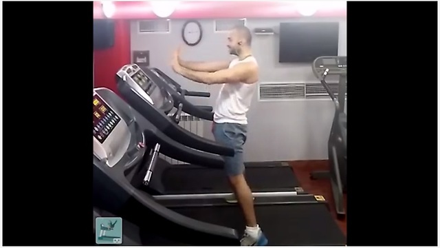 Epic Treadmill Dance Performance Set To Indian Music
