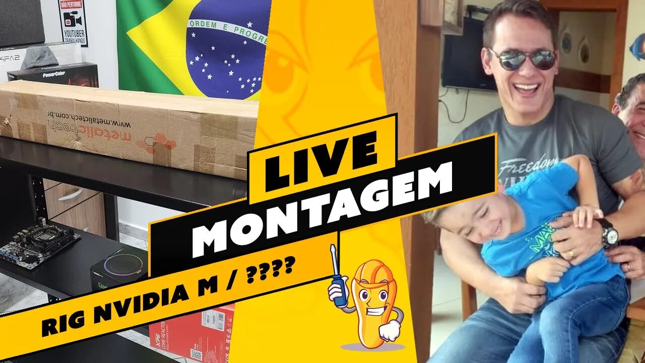 📽️ LIVE! Montagem de Rig NVidia Mobile e próximas GPUs