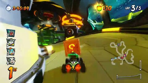 Space Cup Mirror Mode Gameplay - Crash Team Racing Nitro-Fueled (Nintendo Switch)