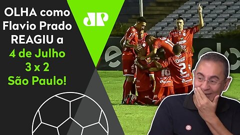 "O São Paulo PERDEU pro 4 de Julho!" OLHA como Flavio Prado REAGIU à ZEBRAÇA no Piauí!