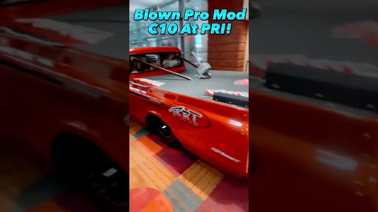 Blown Pro Mod Chevy C10 at PRI! #shorts