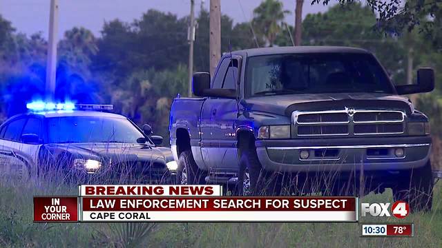 Law Enforcement Search for Suspect