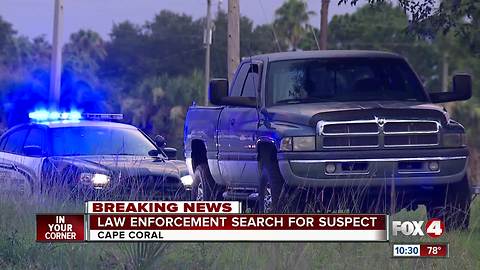 Law Enforcement Search for Suspect