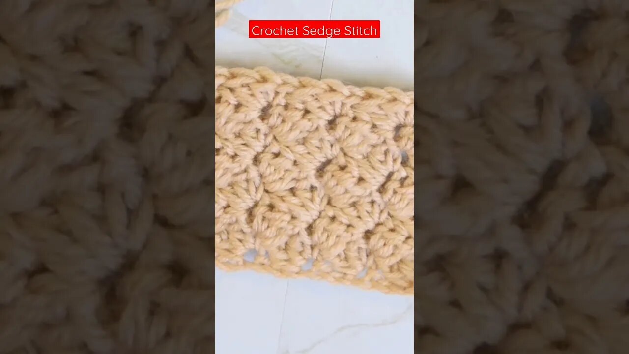 Have you tried this super easy blanket stitch? #crochettutorial