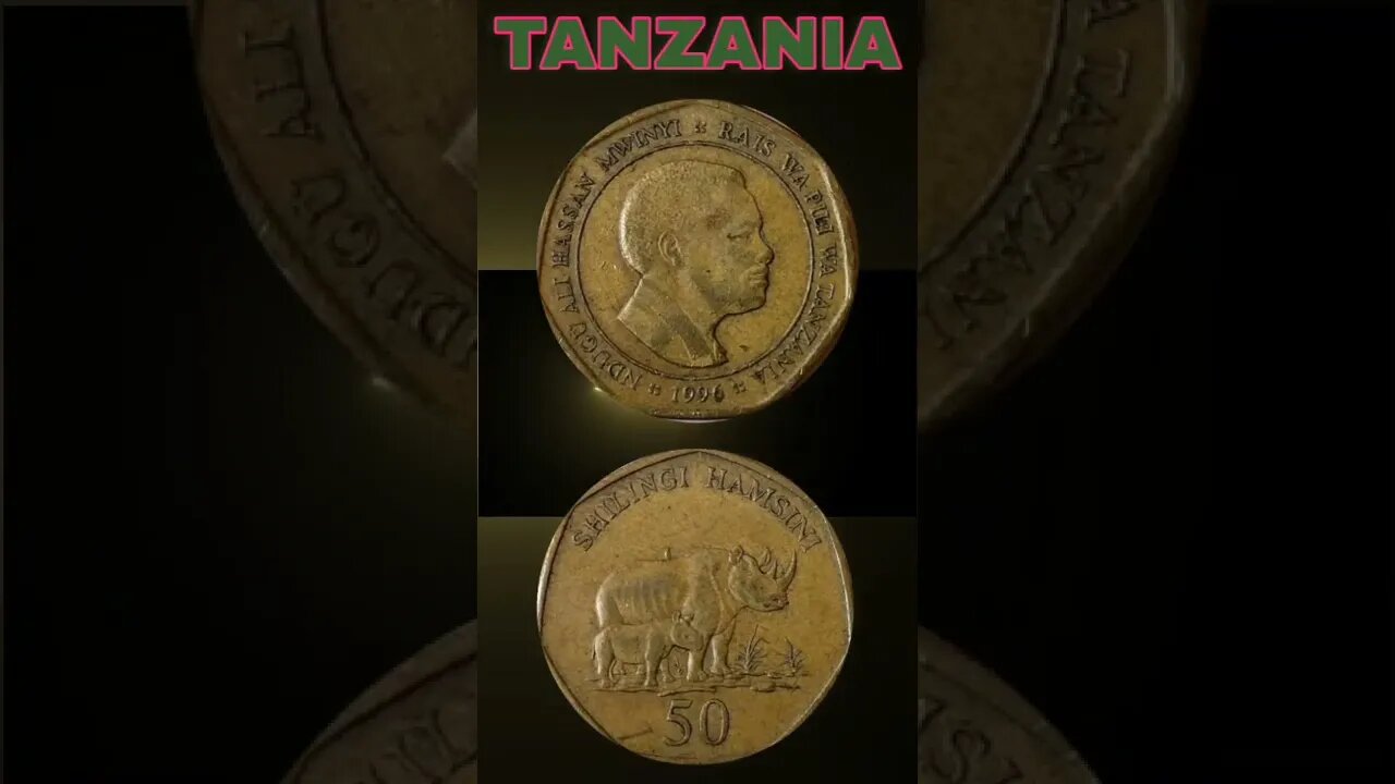 Tanzania 50 Shilling 1996.#shorts #coinnotesz