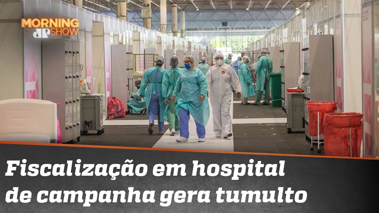 “A covid vai durar enquanto houver interesse financeiro”: esse dia foi louco no hospital de campanha