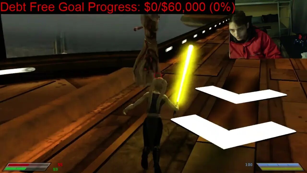 Bastila Shan VS Snoke In A Battle With Live Commentary In Star Wars Jedi Knight Jedi Academy