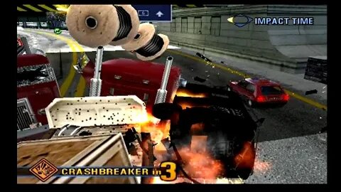 Burnout 3: Takedown Walkthrough! Crash Mode Part or Level 28! Riverside Wreck!