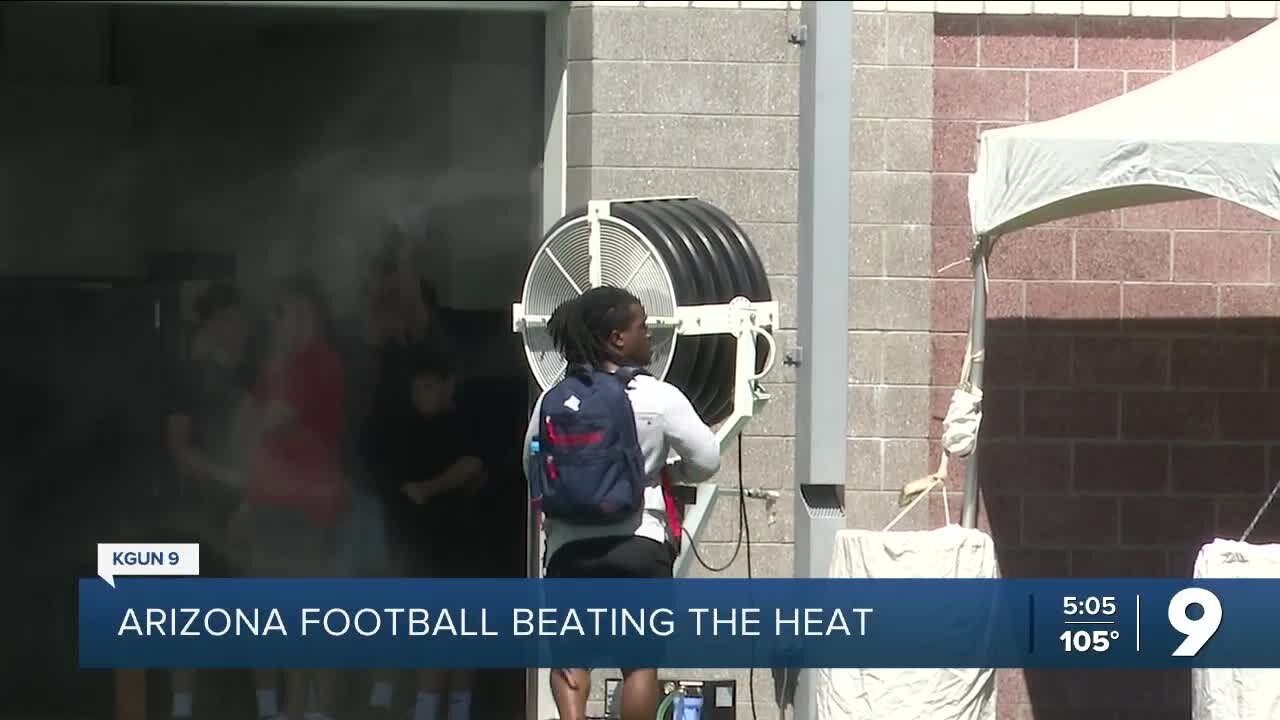 How Arizona football tackles the heat