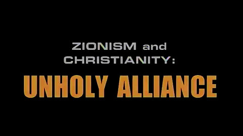 ZIONISM AND CHRITIANITY = UNHOLY ALLIANCE ( A Ted Pike Documentary )