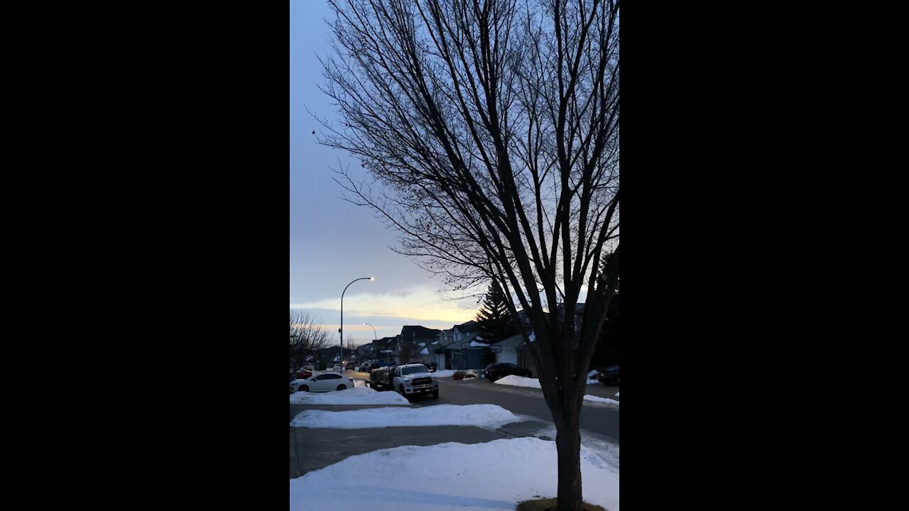 Polar Vortex? Rain/wind storm moving across Calgary, January 13th, 2020