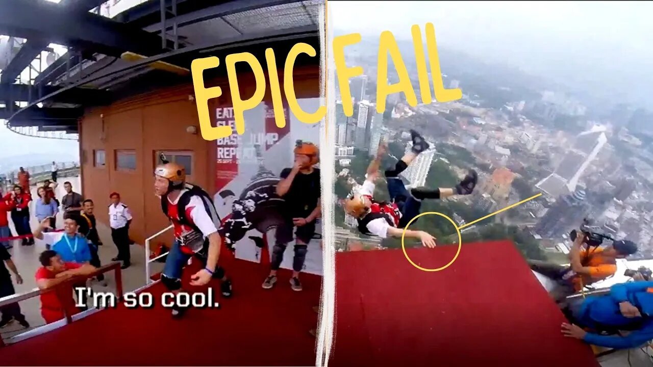 Worst Base Jump Fail - Whacked Out TV