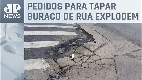 Motoristas sofrem com buracos nas ruas de São Paulo