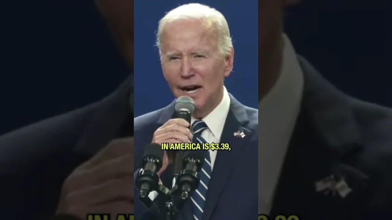 Biden just claimed the average gas price was "over $5.00" when he took office. It was $2.39.