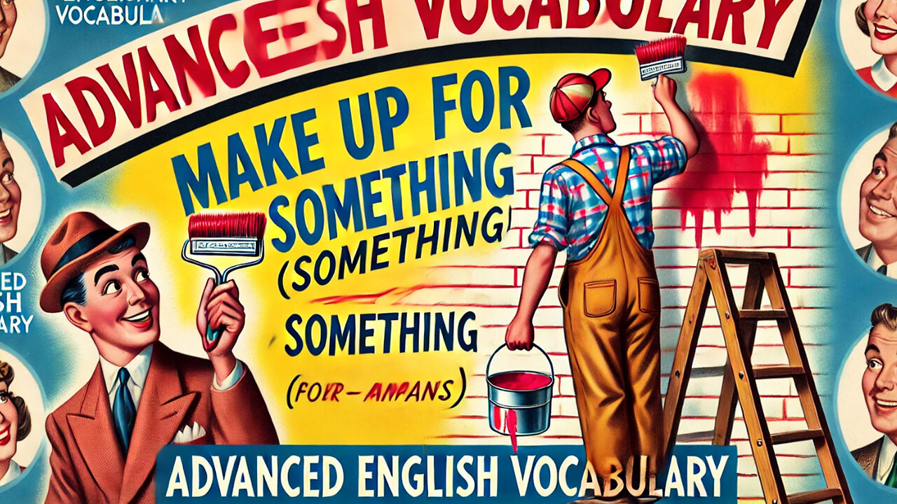 Vocabulary and Pronunciation "MAKE UP FOR" Advanced English