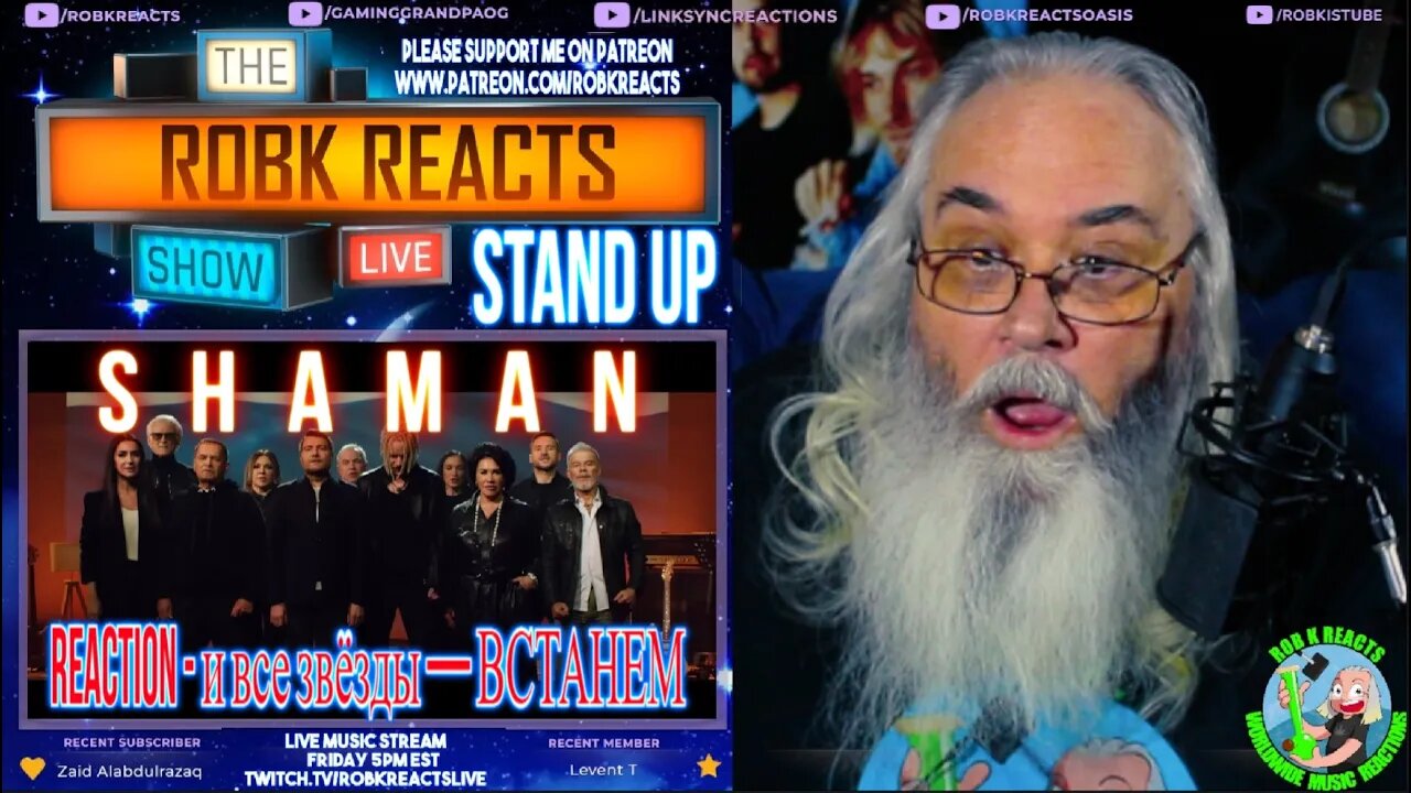 SHAMAN Reaction - и все звёзды — ВСТАНЕМ - STAND UP - First Time Hearing - Requested