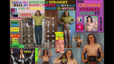 Learn how to become a better straight ball bowler #74 with Dann the CD born MAN on 8-5-22.#74 bowl video