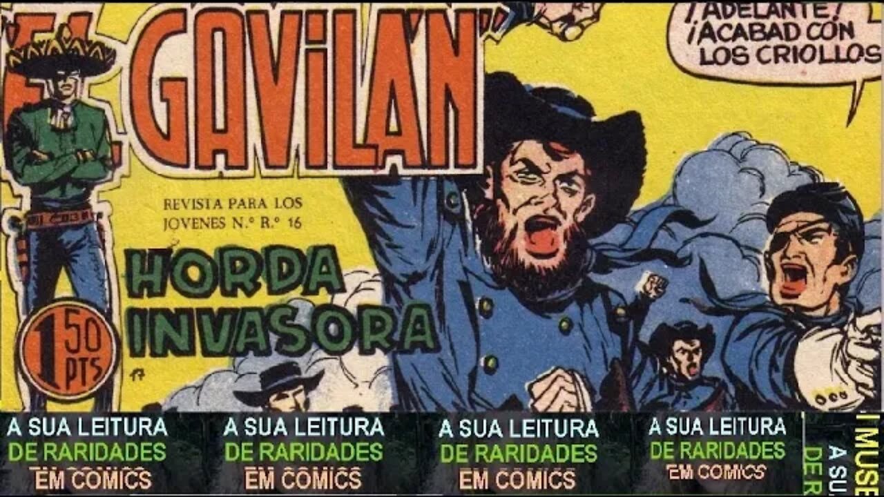 15 el gavilan Horda invasora quadrinho mexicano comics gibi #museudogibi #cultura