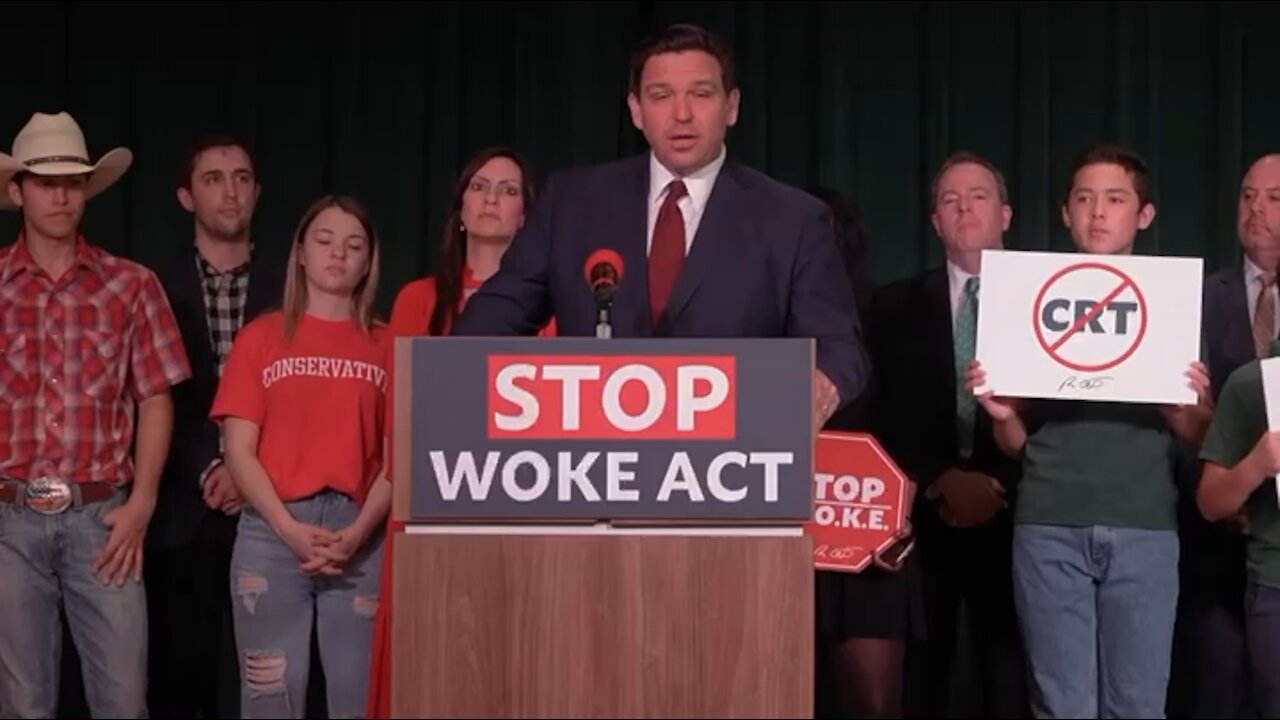 Governor Ron DeSantis introduces Stop Woke Act